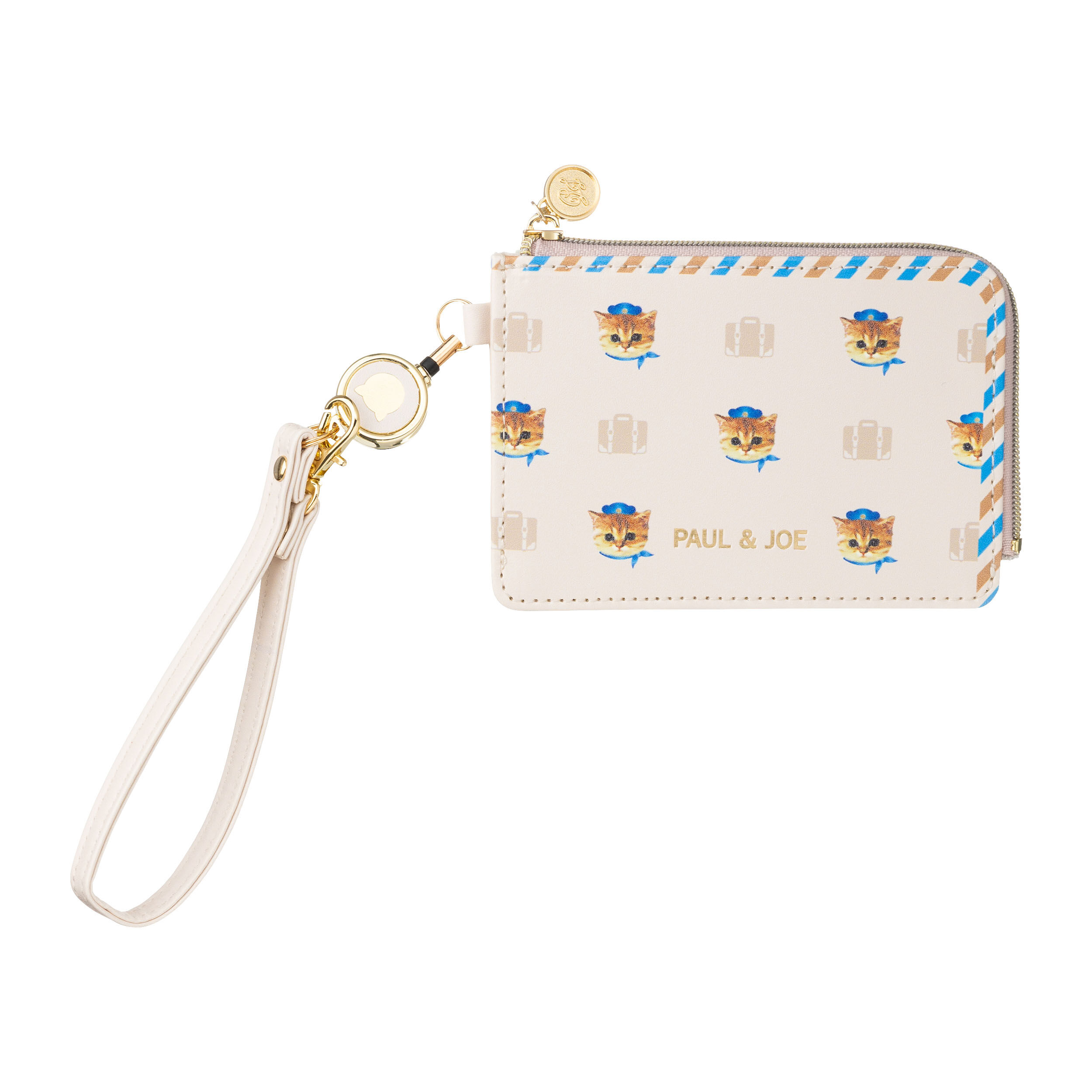 PAUL&JOE「パスケース／ポール＆ジョー」|定期入れ|ベージュ