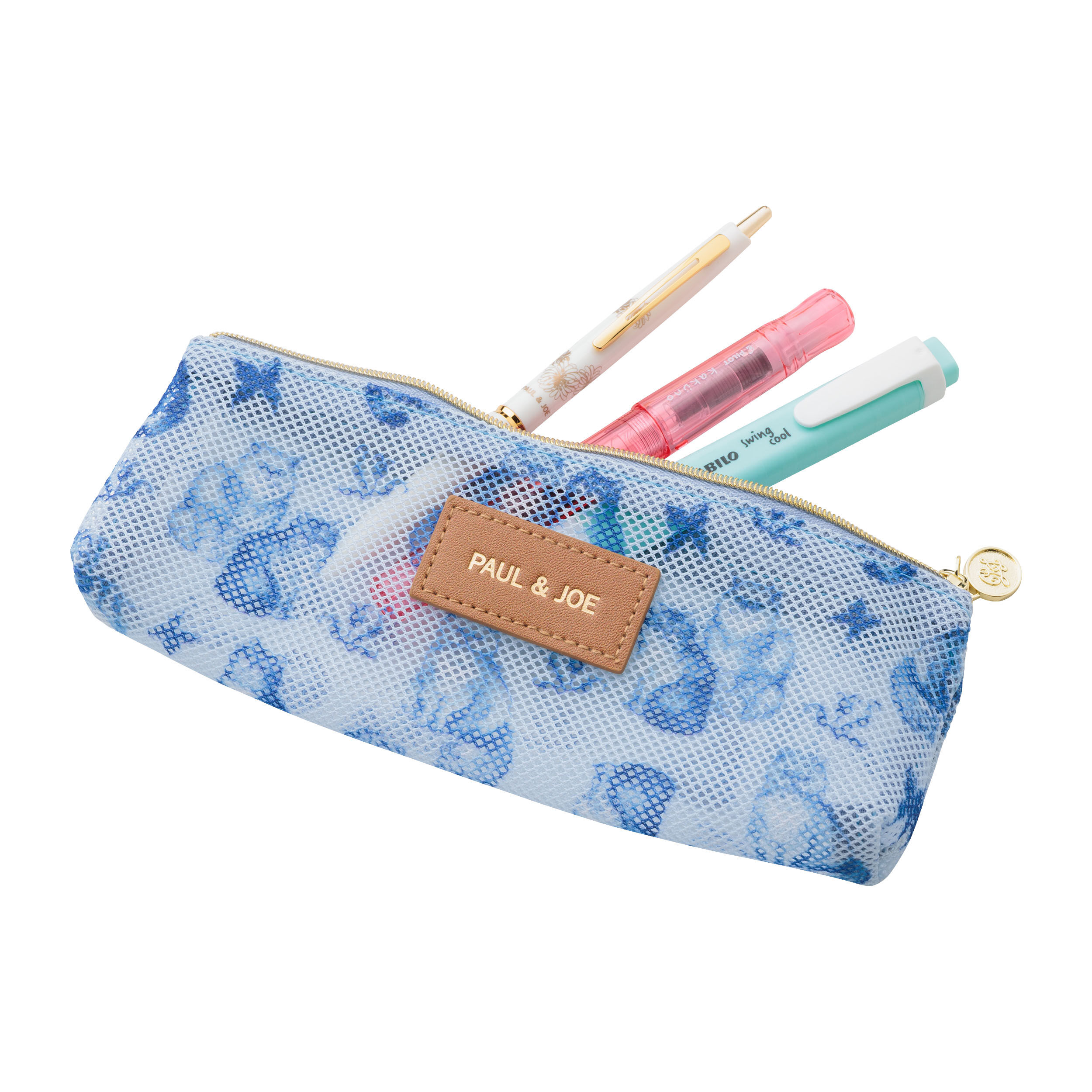 PAUL&JOE「プリントメッシュペンケース／ポール＆ジョー」|ステーショナリー|