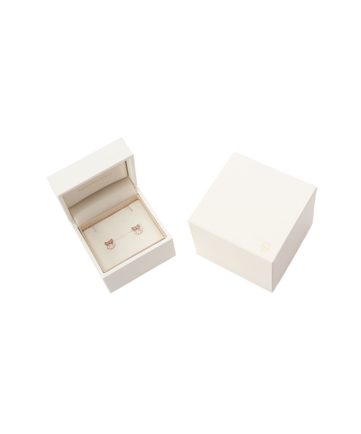 Samantha Tiara「K10PG リボンピアス」|ピアス|