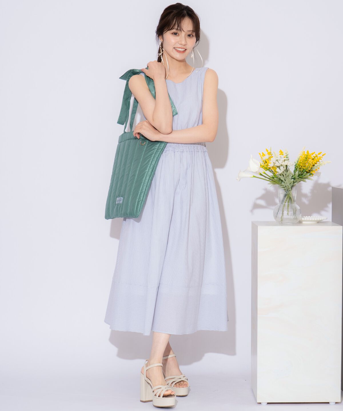 WILLSELECTION「リボンショルダーキルティングトート」|トートバッグ|