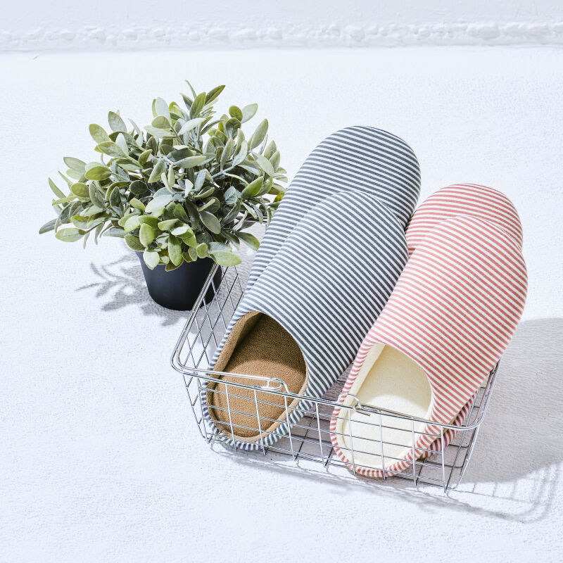 ORiental TRaffic「【WEB限定】ボーダールームシューズ/G-0003」|スリッポン|NAVY