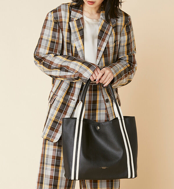 TOPKAPI TREASURE「ソフトシュリンク テープコンビ A4 トート バッグ」|トートバッグ|