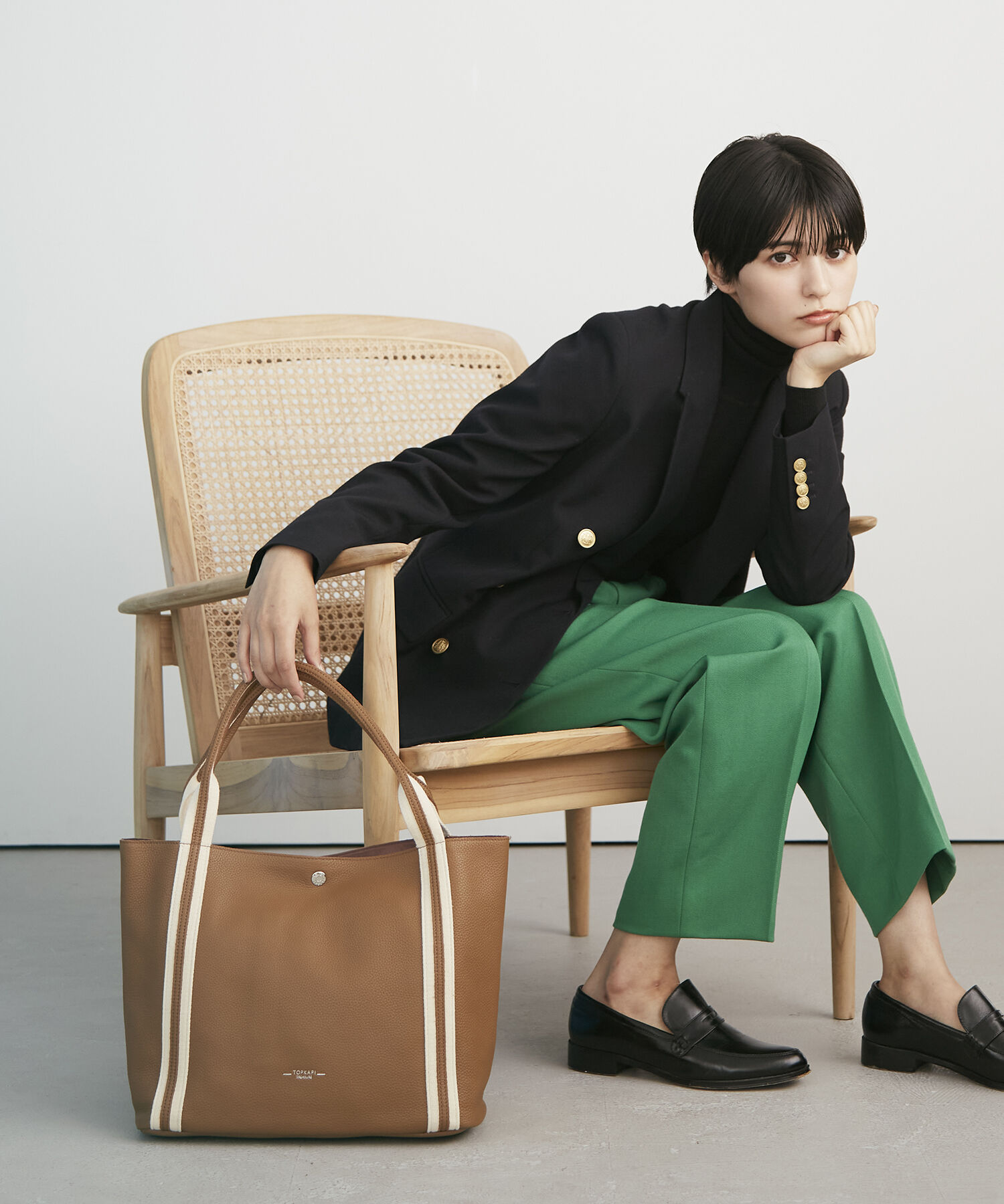 TOPKAPI TREASURE「ソフトシュリンク テープコンビ A4 トート バッグ」|トートバッグ|