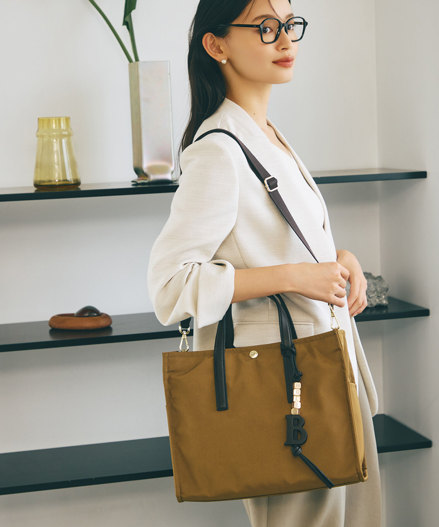 TOPKAPI BREATH「【Breath TOPKAPI】撥水 マルチway スクエア A4 トートバッグ / 10ポケット」|トートバッグ|