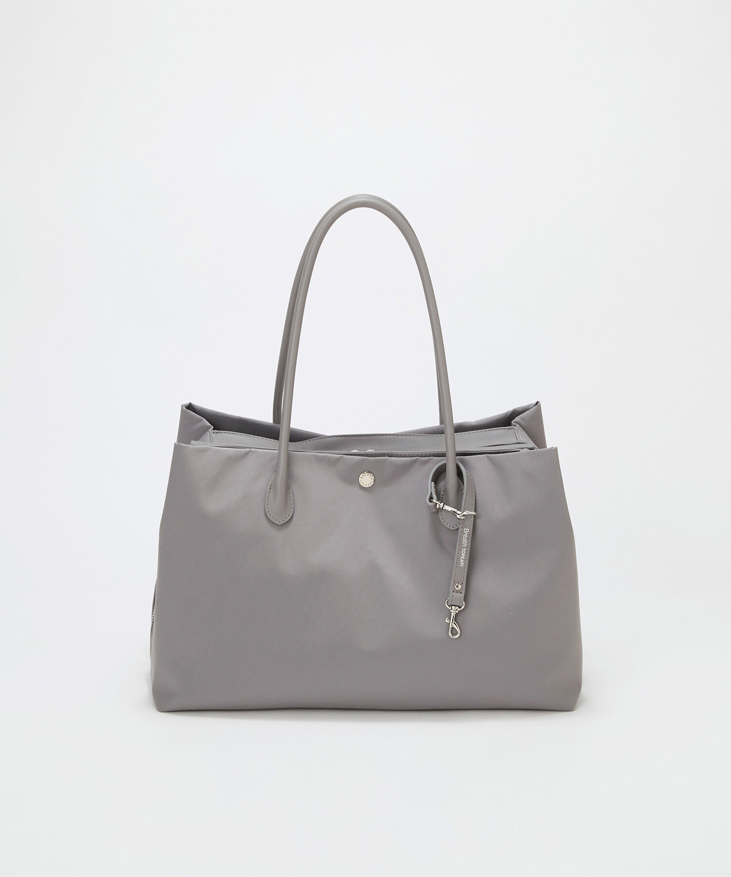 TOPKAPI BREATH「【Breath TOPKAPI】ALINE アライン ナイロン ボストン トートバッグ　A4 / 軽量 / 旅行 / 出張 / 通勤」|ボストンバッグ|グレー