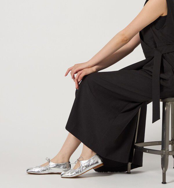 ODETTE E ODILE「ギャザートップバレエフラット10&uarr;」|バレエシューズ|