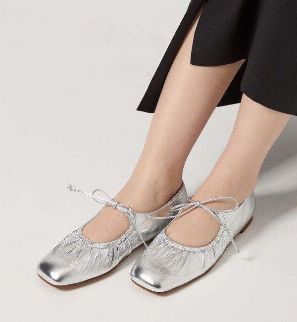 ODETTE E ODILE「ギャザートップバレエフラット10&uarr;」|バレエシューズ|