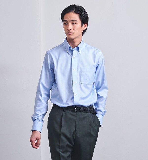 UNITED ARROWS「イージーケア AG ロイヤルオックス ボタンダウン シャツ ―抗菌防臭―」|シャツ・ブラウス|