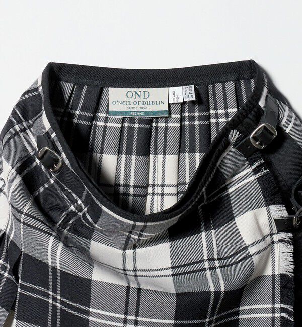 UNITED ARROWS「【別注】＜O&rsquo;NEIL of DUBLIN＞チェック コンビ ミニ スカート」|スカート|