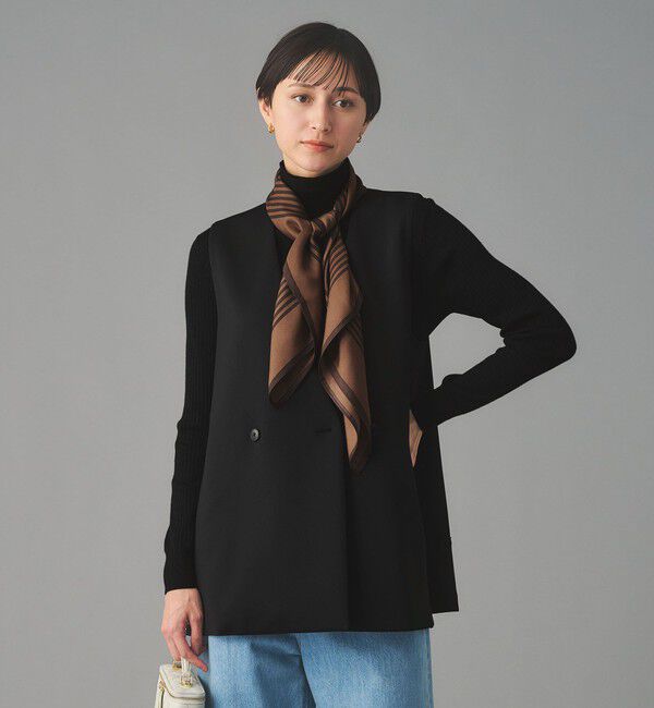 UNITED ARROWS「SPONGY バックフレア ベスト」|ベスト・ジレ|