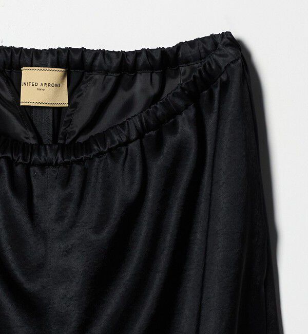 UNITED ARROWS「サテン 3Dリボン パンツ ‐ウォッシャブル‐」|チノ|