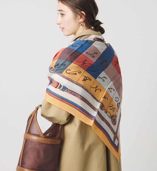 UNITED ARROWS「【一部別注】＜manipuri＞C/SI ストール」|ストール|