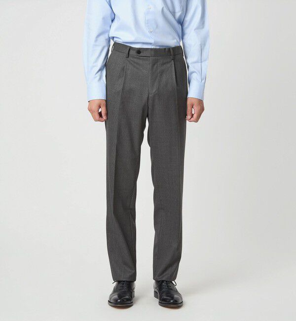 UNITED ARROWS green label relaxing「REDA グレンチェック HX 1プリーツ スーツパンツ」|スーツ|