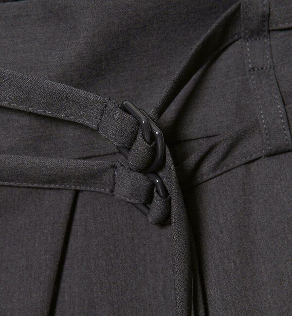 EMMEL REFINES「＜EMMEL REFINES＞EM ダブルベルト ラップライク パンツ」|チノ|