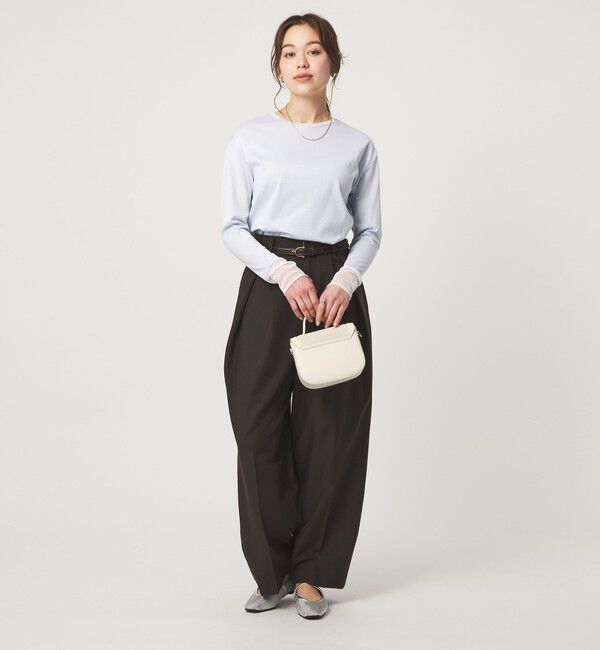 UNITED ARROWS green label relaxing「ソデ チュール プルオーバー カットソー」|Tシャツ・カットソー|