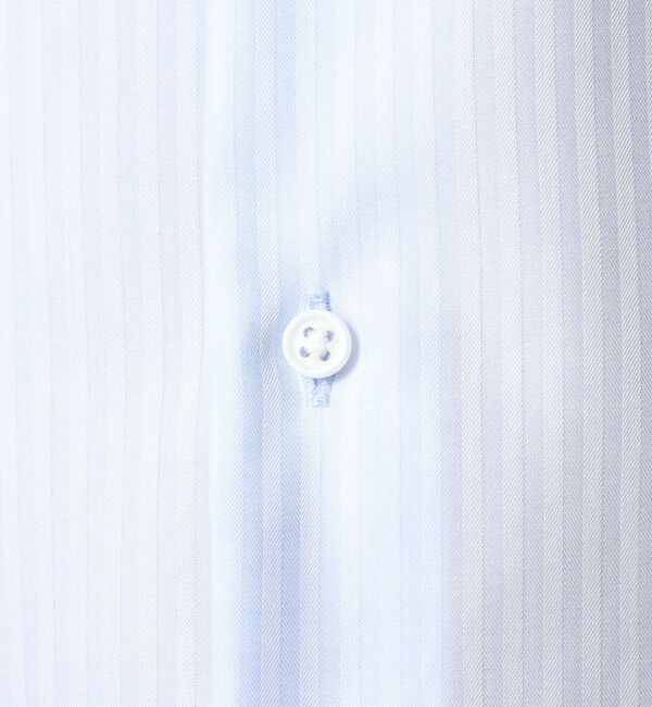 UNITED ARROWS green label relaxing「コットン シャドーストライプ クレリック ワイドカラー ドレスシャツ -イージーアイロン-」|シャツ・ブラウス|