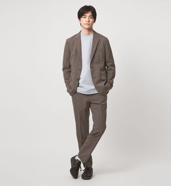 UNITED ARROWS green label relaxing「【WEB限定】JUST fit ドライポリエステル ナロー セットアップ -吸水速乾-」|テーラードジャケット|