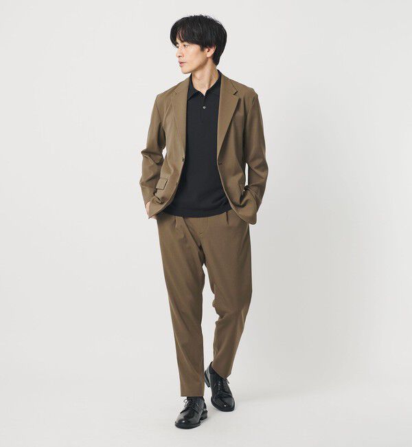 BEAUTY&YOUTH UNITED ARROWS「トリクシオン シャンブレー コンフォート ジャケット セットアップ対応可能」|テーラードジャケット|