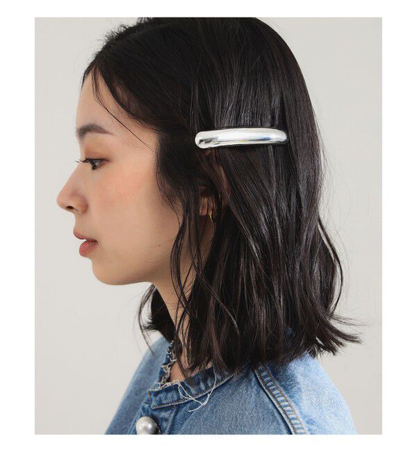 Demi-Luxe BEAMS 「LIE STUDIO / The Molly ヘアクリップ シルバー」|その他|SILVER