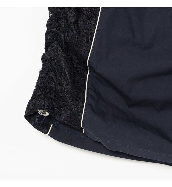 Ray BEAMS 「レース キリカエ トラック スカート」|スカート|