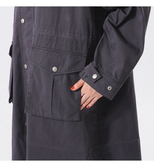 BEAMSBOY「コットン ナイロン ヘム アジャスト コート」|ダッフルコート|