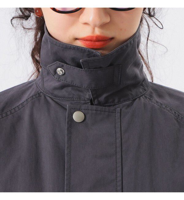 BEAMSBOY「コットン ナイロン ヘム アジャスト コート」|ダッフルコート|