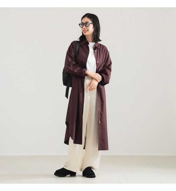 Demi-Luxe BEAMS 「タイプライター シャツ ワンピース」|ワンピース|