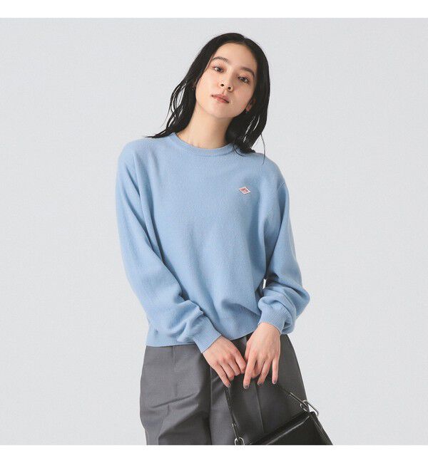 Ray BEAMS 「DANTON / WOMEN'S LAMBSWOOL CREW NECK KNIT PULLOVER」|ニット・セーター|200_PALE_BLUE