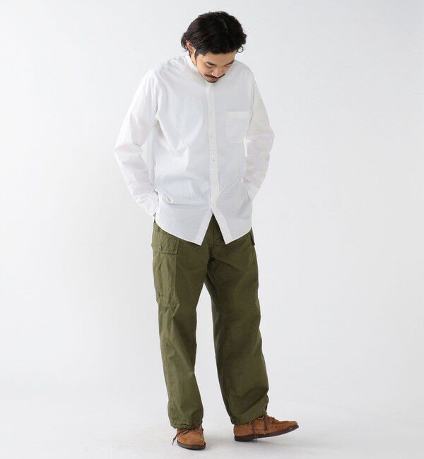 BEAMS PLUS「BEAMS PLUS / Band Collar 120/3 Broad Classic Fit」|シャツ・ブラウス|