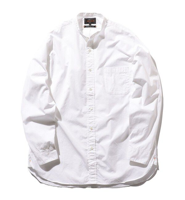 BEAMS PLUS「BEAMS PLUS / Band Collar 120/3 Broad Classic Fit」|シャツ・ブラウス|