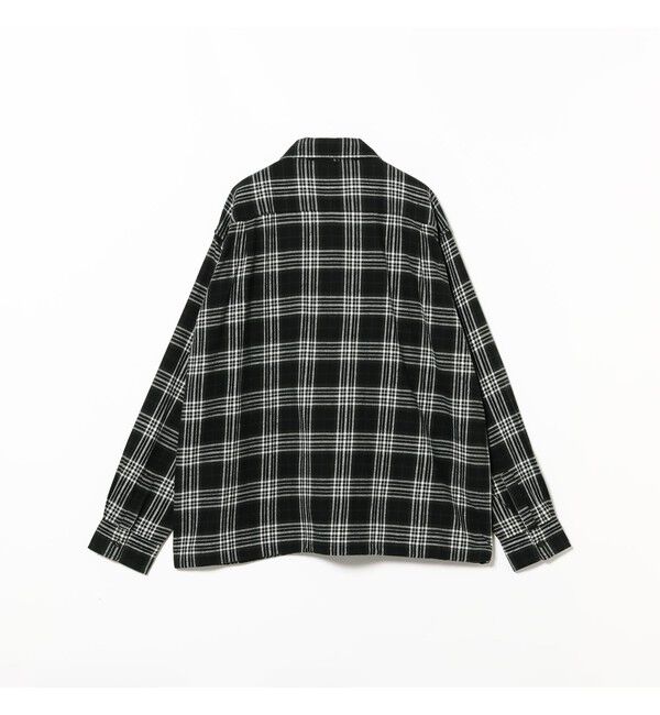 BEAMS「ワイドフィット チェック プルオーバーシャツ」|シャツ・ブラウス|