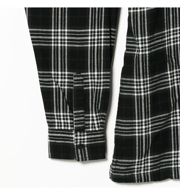 BEAMS「ワイドフィット チェック プルオーバーシャツ」|シャツ・ブラウス|