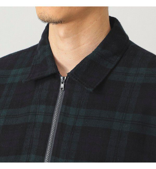 BEAMS「ワイドフィット チェック プルオーバーシャツ」|シャツ・ブラウス|