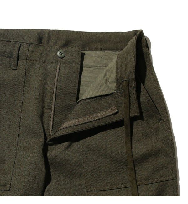BEAMS PLUS「MIL Utility Trousers Wool Elastic」|チノ|