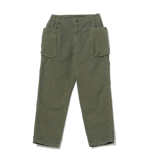 BEAMS PLUS「sage de cret / Wide Work Pants」|チノ|Olive