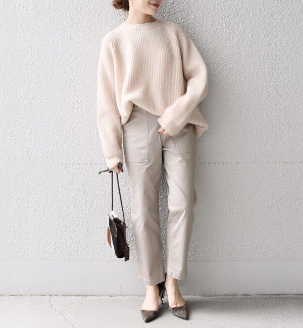 SHIPS for women「【WEB限定】ストレッチ ベーシック ベイカー パンツ」|その他|