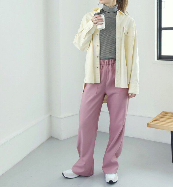 quaranciel「quaranciel:〈洗濯機可能〉オーバー サイズ ポケット ツイル シャツ」|シャツ・ブラウス|