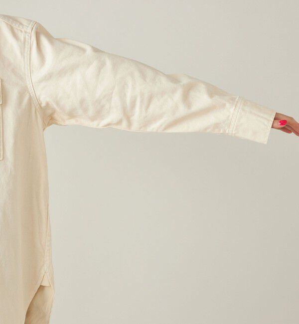 quaranciel「quaranciel:〈洗濯機可能〉オーバー サイズ ポケット ツイル シャツ」|シャツ・ブラウス|