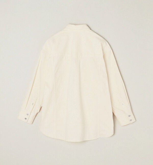 quaranciel「quaranciel:〈洗濯機可能〉オーバー サイズ ポケット ツイル シャツ」|シャツ・ブラウス|