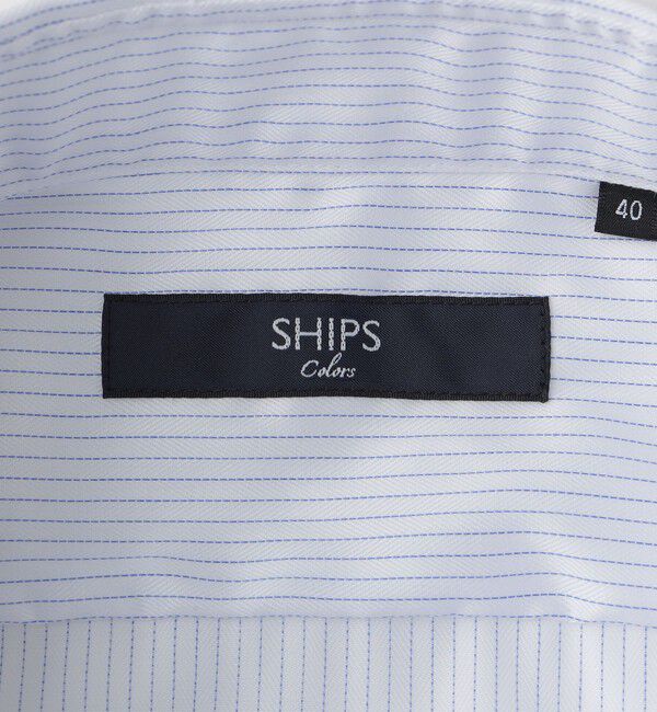 SHIPS Colors 「SHIPS Colors: ストライプ ワイドカラー ドレスシャツ」|シャツ・ブラウス|