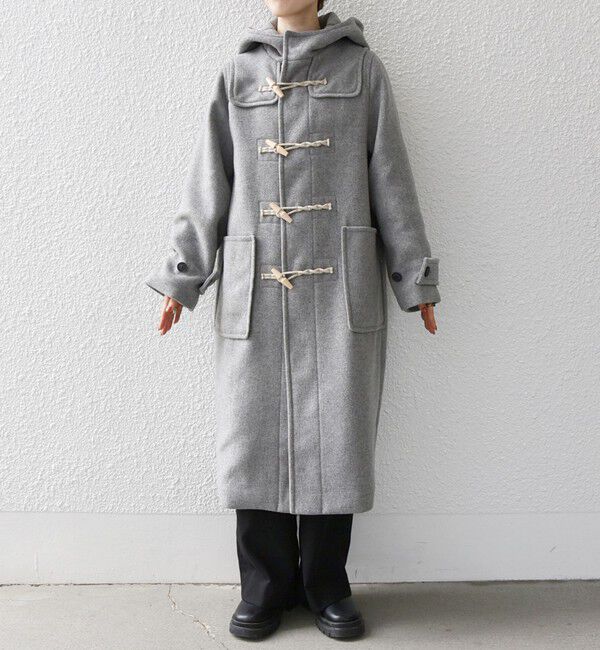 SHIPS any「SHIPS any: メルトン ロング ダッフル コート」|ダッフルコート|