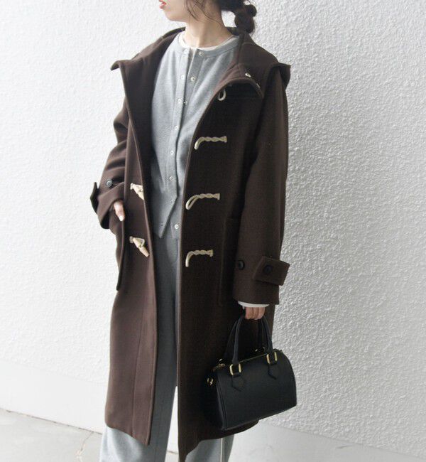 SHIPS any「SHIPS any: メルトン ロング ダッフル コート」|ダッフルコート|