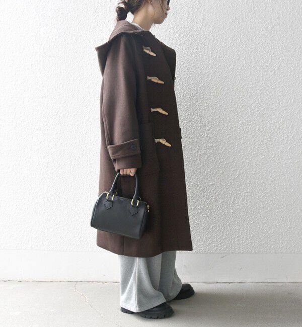 SHIPS any「SHIPS any: メルトン ロング ダッフル コート」|ダッフルコート|