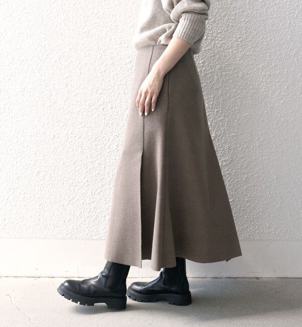 SHIPS any「SHIPS any: エア ニードル タック ミディ スカート」|スカート|