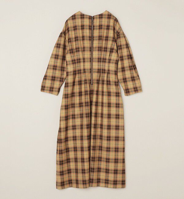 quaranciel「quaranciel:〈手洗い可能〉チェック シェイプ ワンピース」|ワンピース|