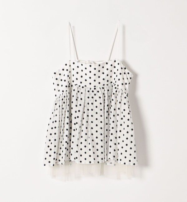 SHIPS any「bon_meur: フラワー エンブロイダリー キャミ ブラウス」|シャツ・ブラウス|