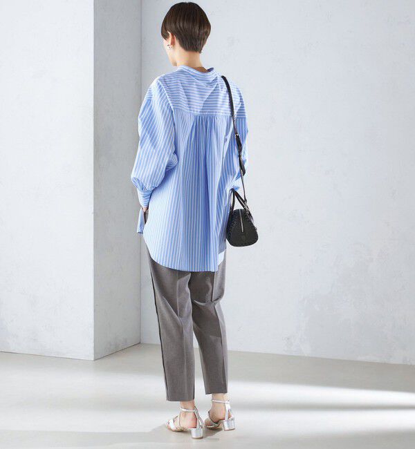 SHIPS for women「〈洗濯機可能〉サイドライン デザイン ストレッチ テーパード パンツ 24SS ◇」|その他|