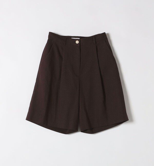 SHIPS any「SHIPS any:〈洗濯機可能〉リネン ミックス ショート パンツ」|その他|