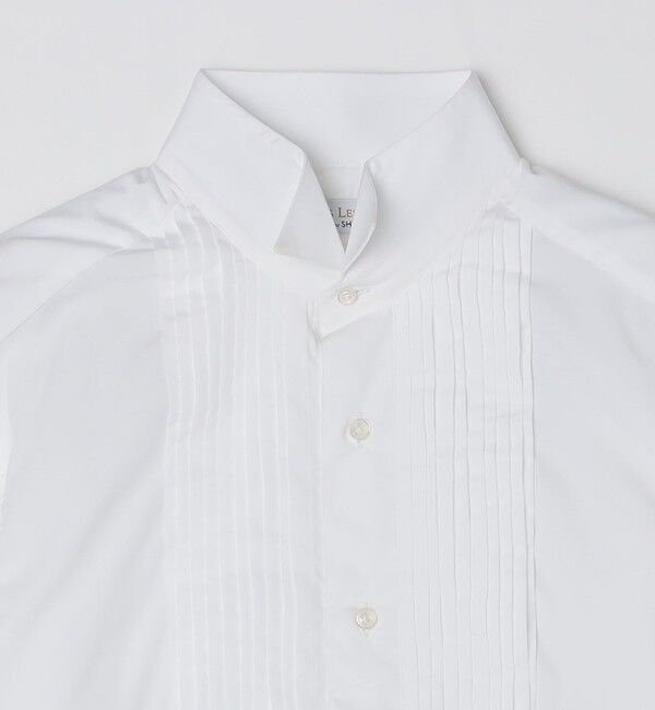 SHIPS「LES LESTON: ピンタック ウィングカラー シャツ」|シャツ・ブラウス|