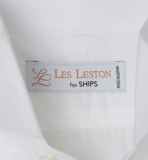 SHIPS「LES LESTON: ピンタック ウィングカラー シャツ」|シャツ・ブラウス|